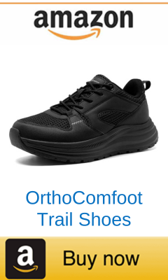 OrthoComfoot arch support shoes for plantar fasciitis
