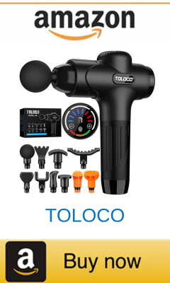 Toloco massage gun for Achilles tendonitis