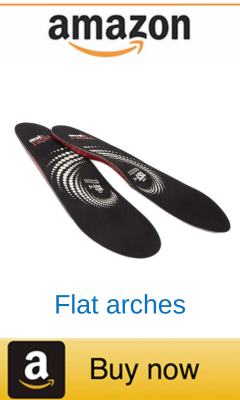 Insoles for flat arch support