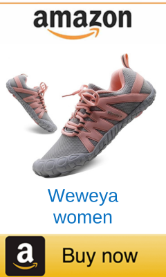 Weweya zero-drop shoes with arch support