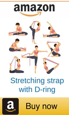 Stretching strap with D-ring