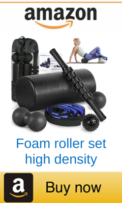 Foam roller set for plantar fasciitis massage