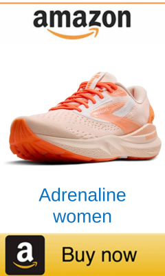 Brooks Adrenaline women's running shoe with arch support