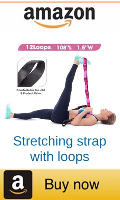 Stretching strap with loops