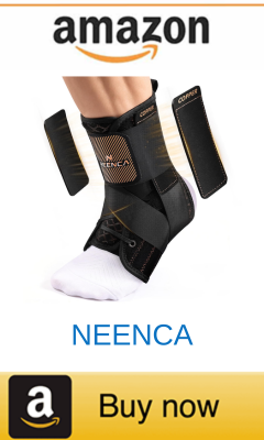 NEENCA ankle brace medium stability with rods