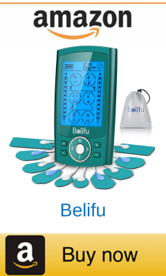 Belifu TENS unit for Achilles tendinopathy