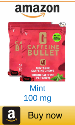Mint caffeine gummy