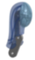 Fig. 02 The fingertip in translucent view.