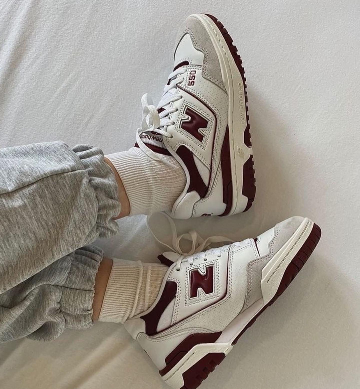 New Balance 550 "Sea Salt Burgandi"