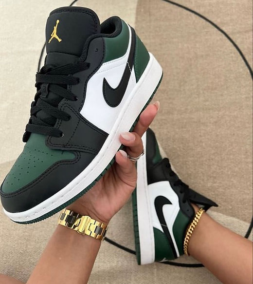 Nike Air Jordan Low “Green Toe” Adam Shoes