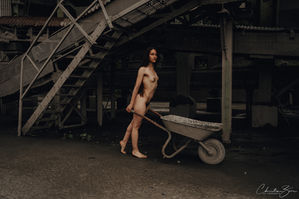 Klassischer gewagter Akt