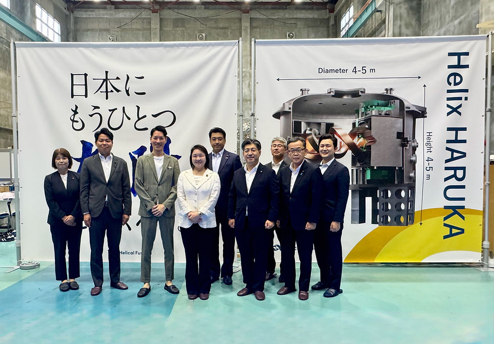 公明党の皆様に「Helix HARUKA」建設地を視察いただきました