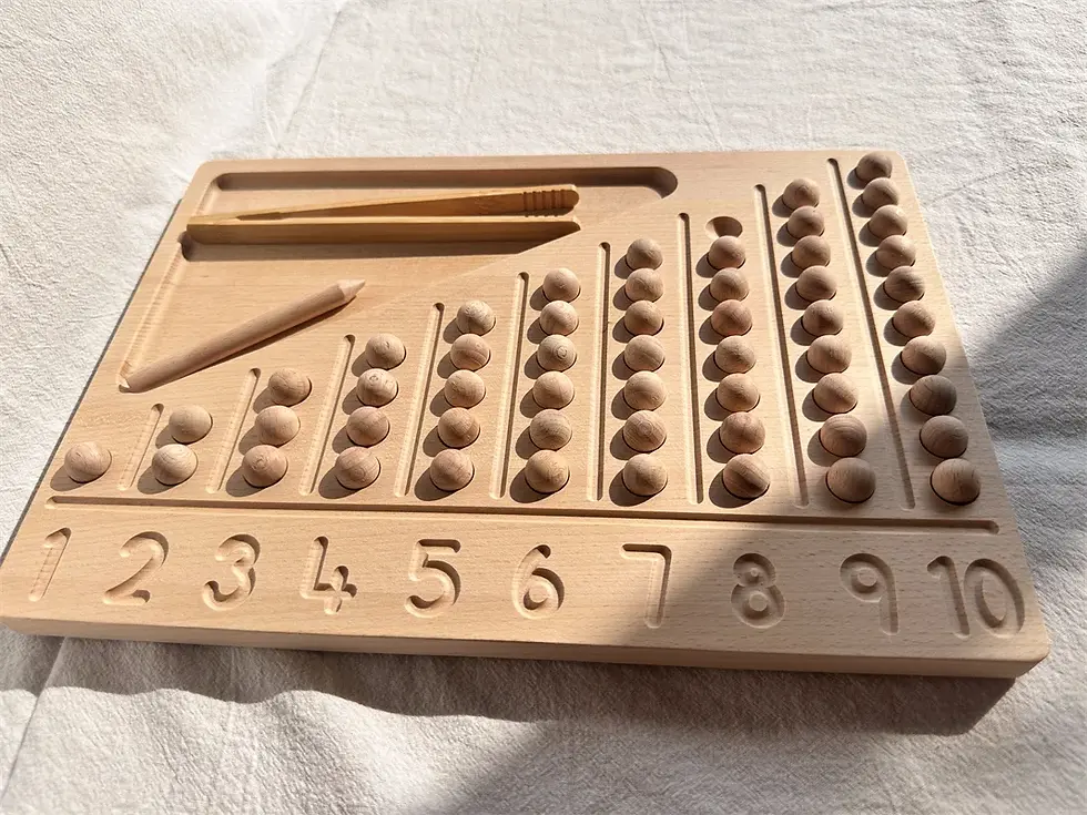 Thumbnail: Montessori Sensory Wooden Toys