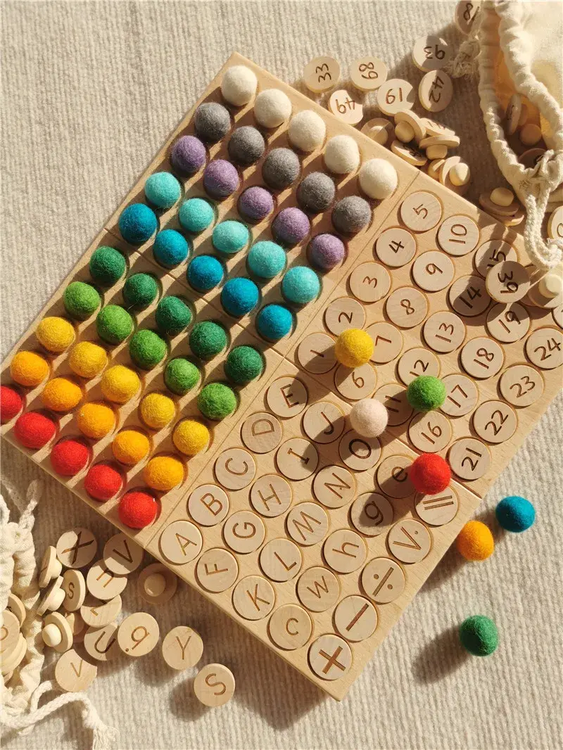 Thumbnail: Montessori Sensory Wooden Toys