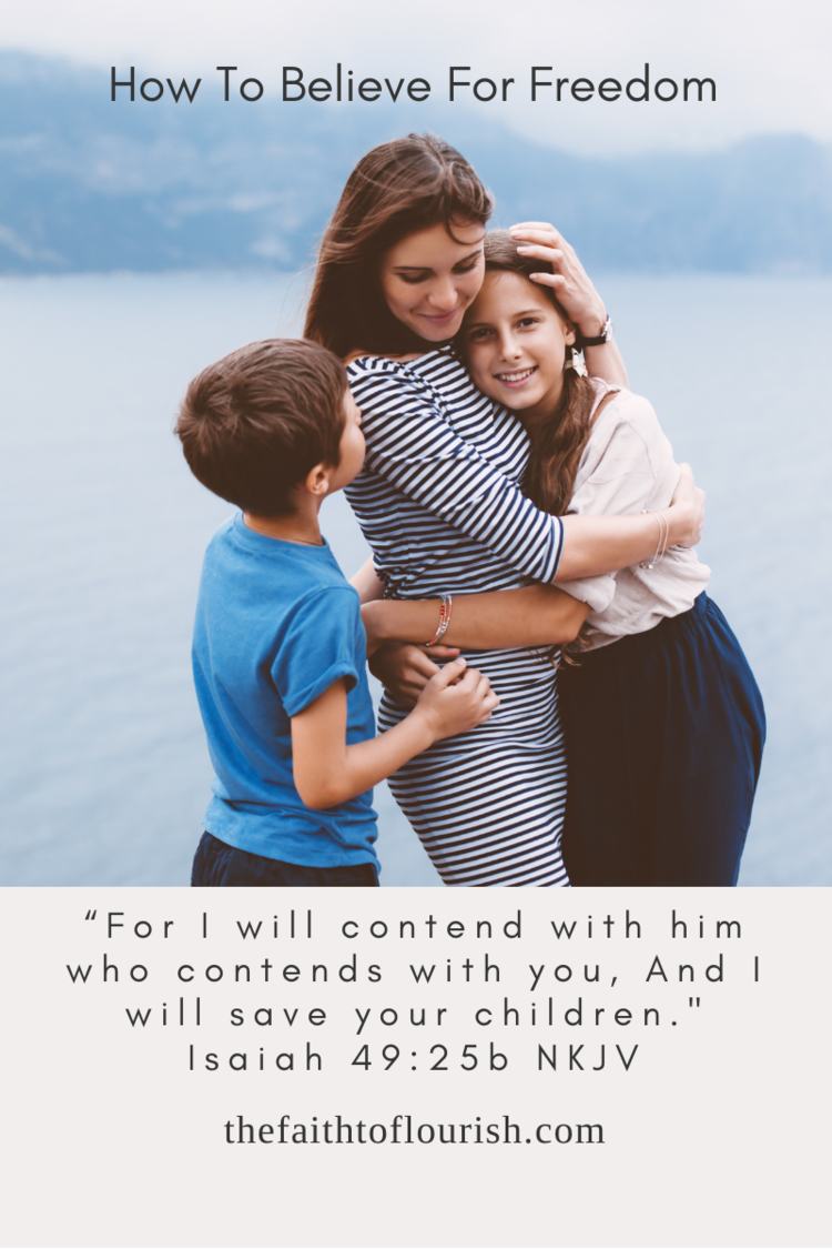 Pinterst pin woman hugging children