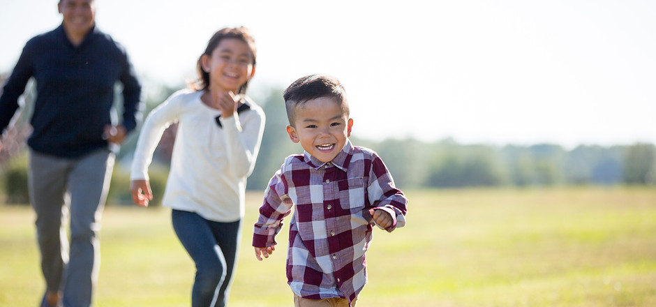 実行中の子供たち