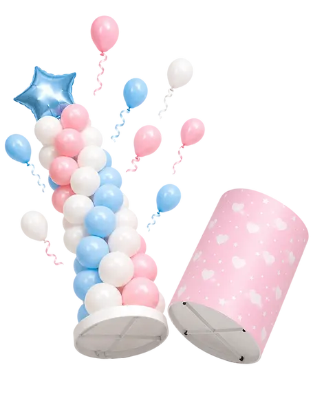 Alquiler de torre de globos y cilindros para fiestas y eventos en Bogotá