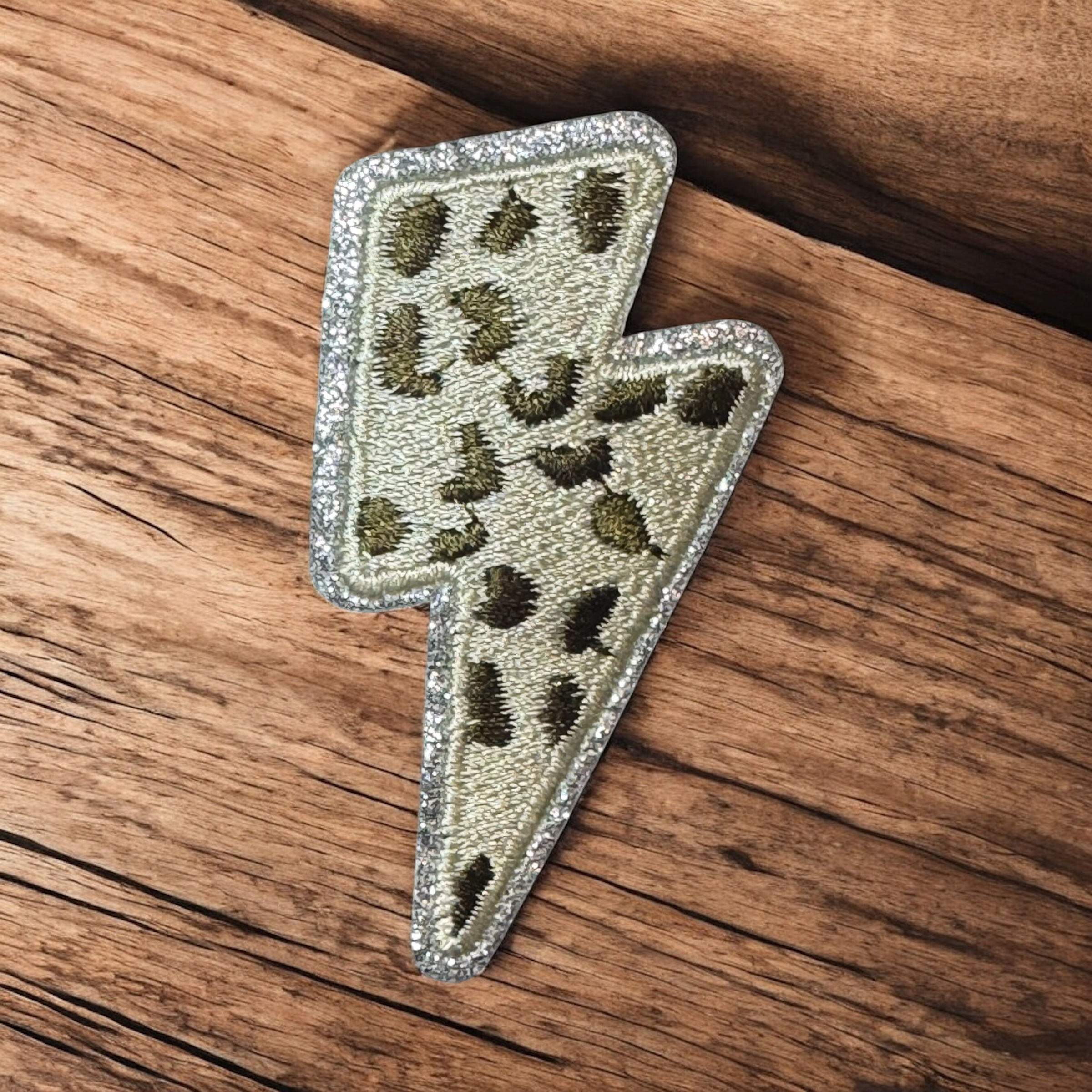 Leopard Lightning Bolt.Patch