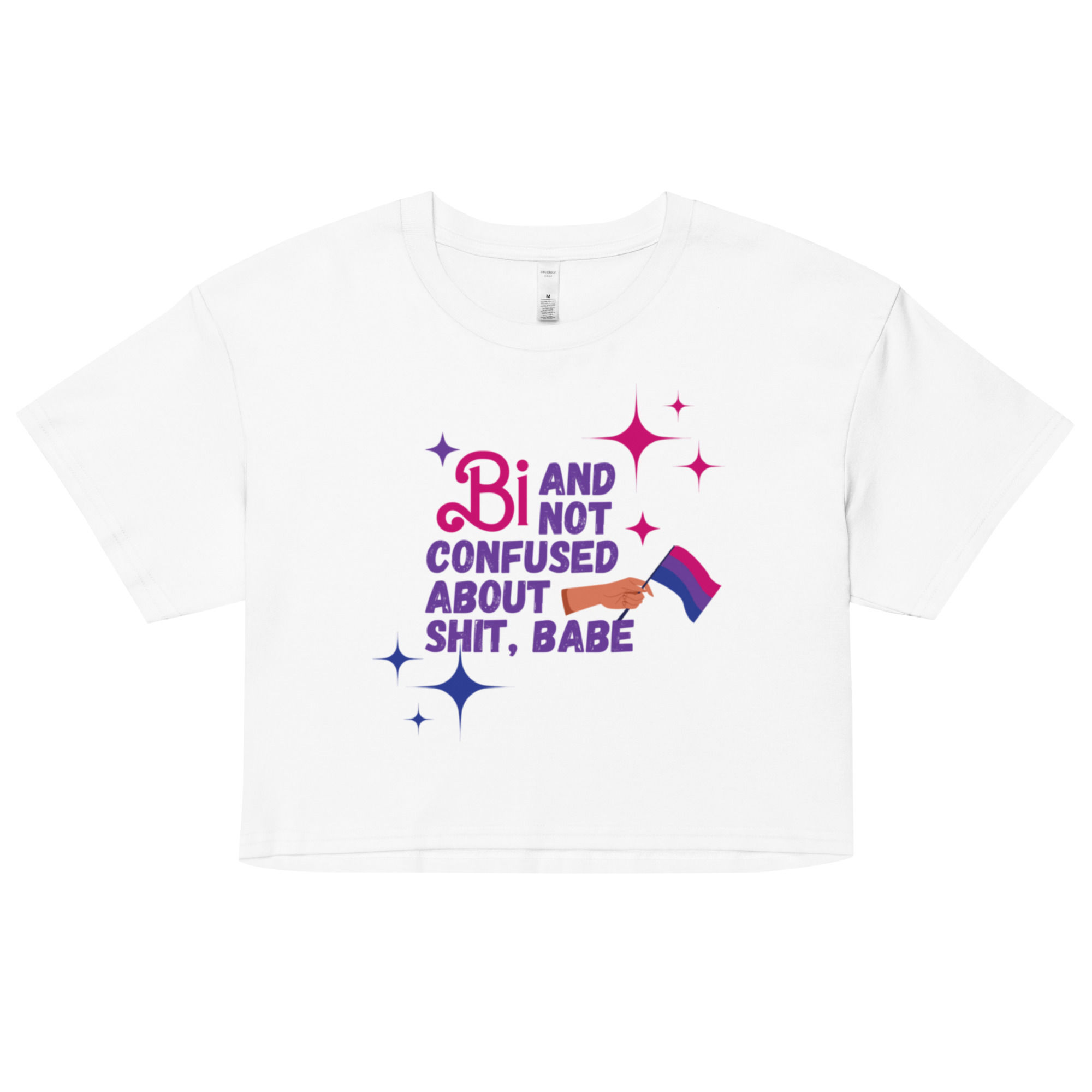 Bisexual crop top