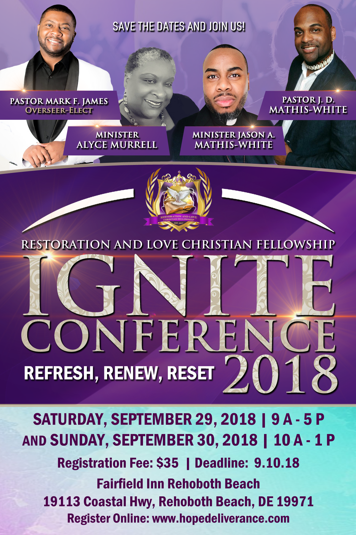 RLCF Ignite Conference 2018 Flyer