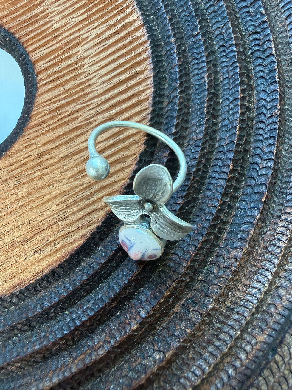 Thumbnail: Berry Face Flower Ring