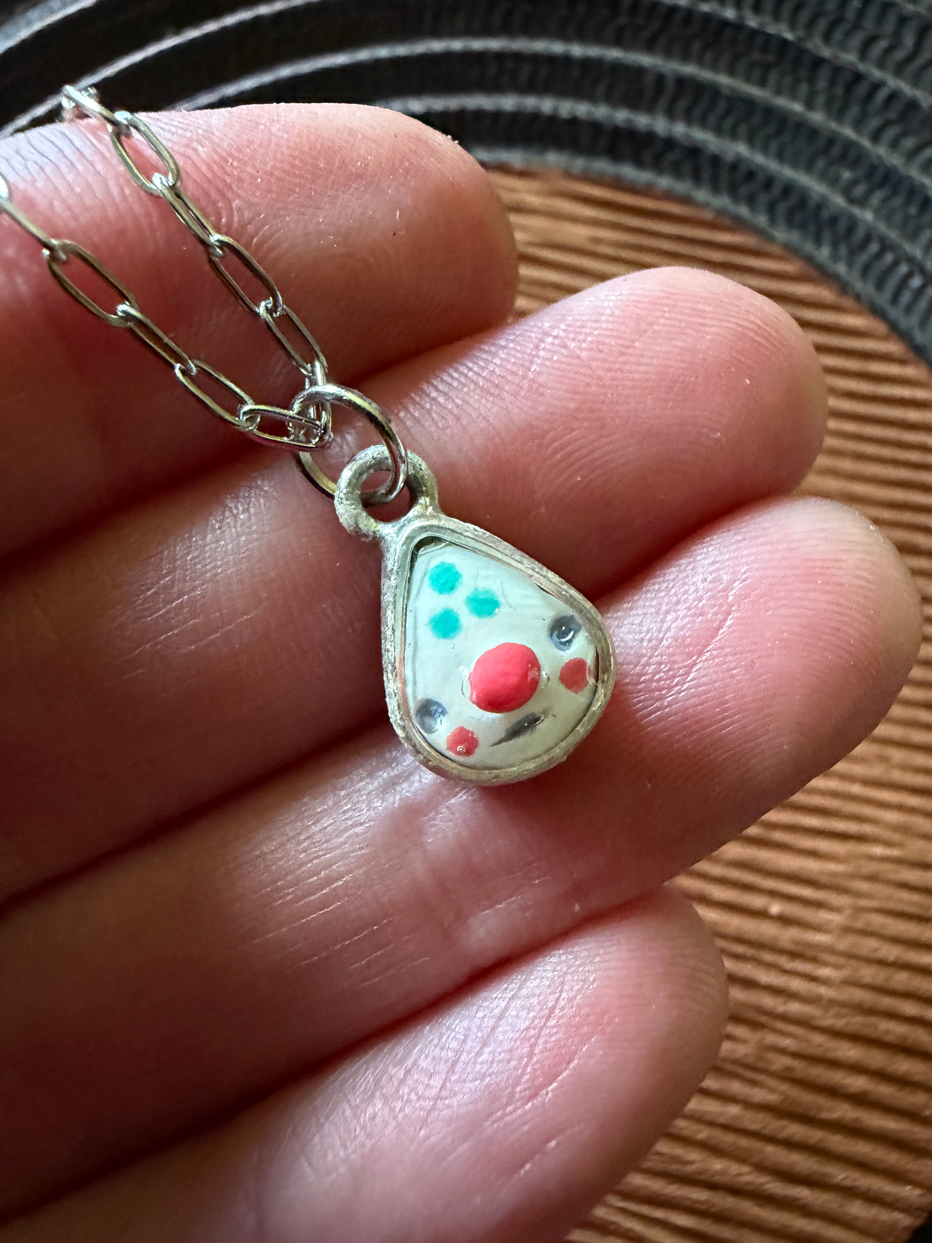 Clown Droplet Face PENDANT