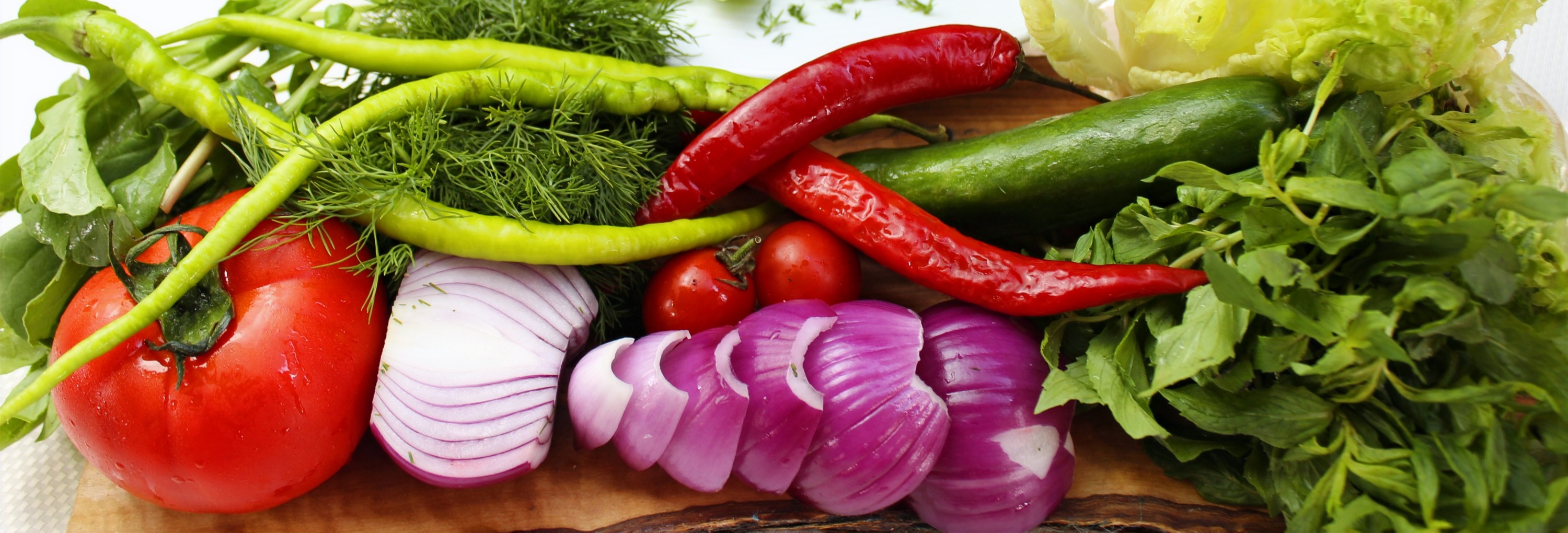Arranged Food and Objects