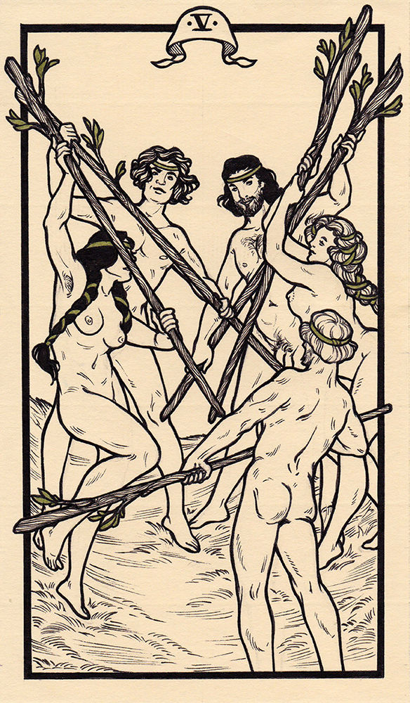 Five of Wands