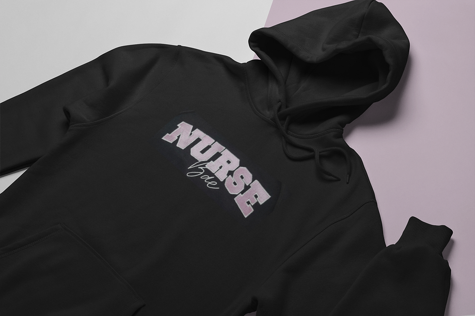 Thumbnail: Nurse Bae Hoodie (Black)