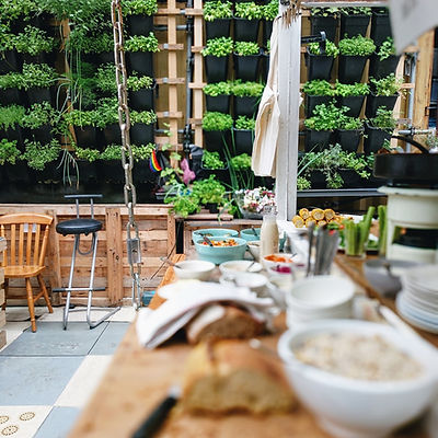 Outdoor Garden Buffet