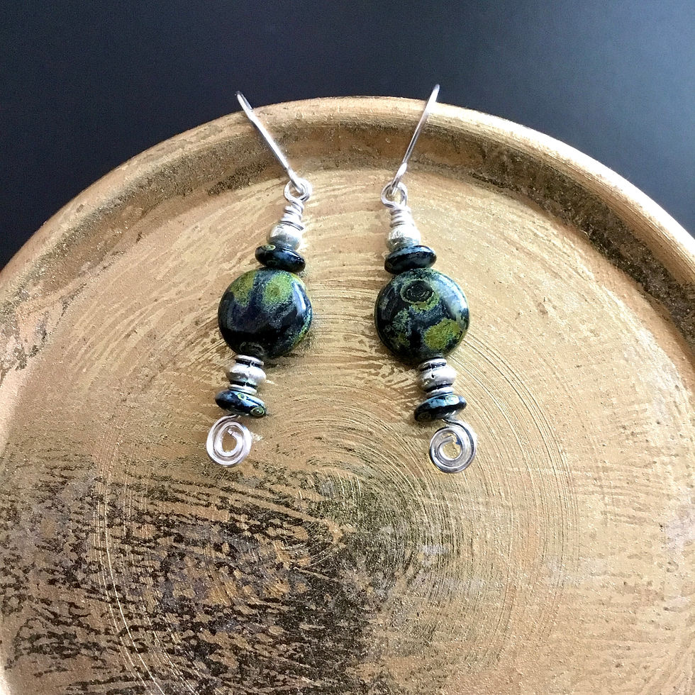 Thumbnail: Twilight Handcrafted Earrings