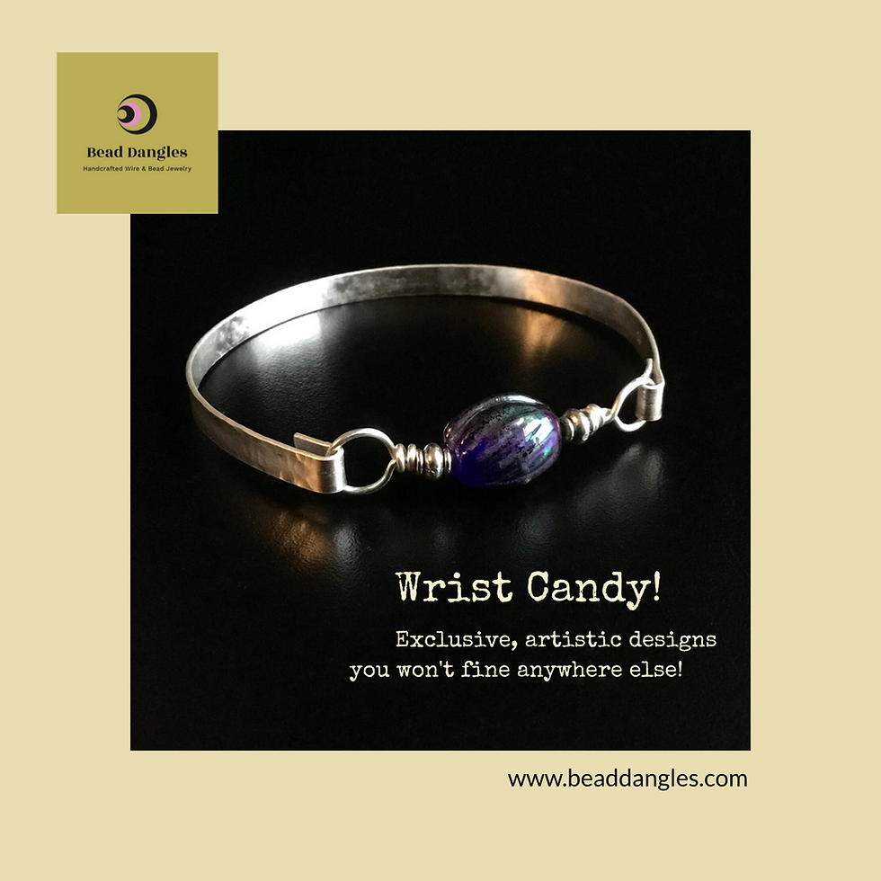 Thumbnail: Cobalt Handcrafted Bangle