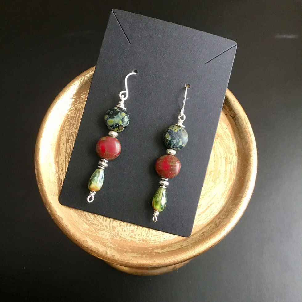 Thumbnail: Orbit Handcrafted Earrings