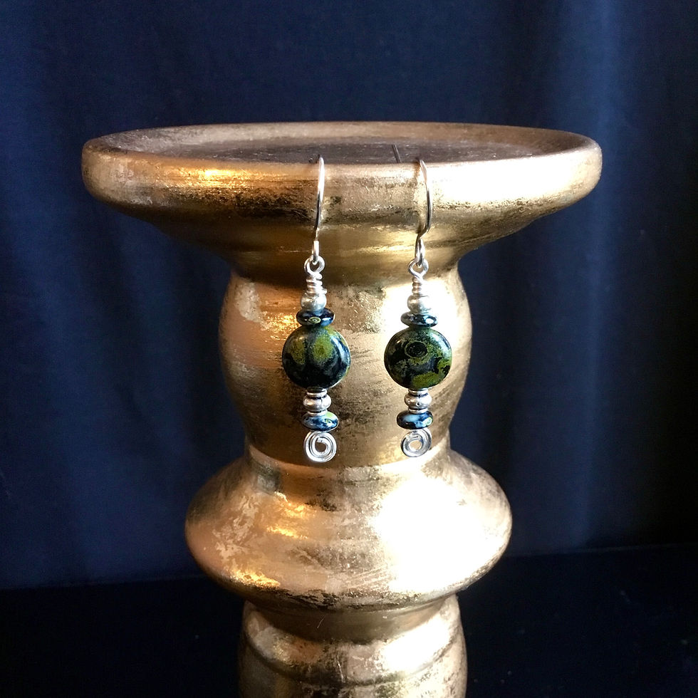 Thumbnail: Twilight Handcrafted Earrings