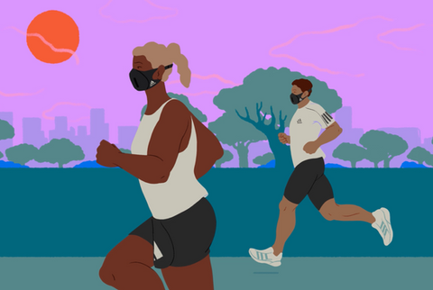 Adidas Face Mask Product Launch