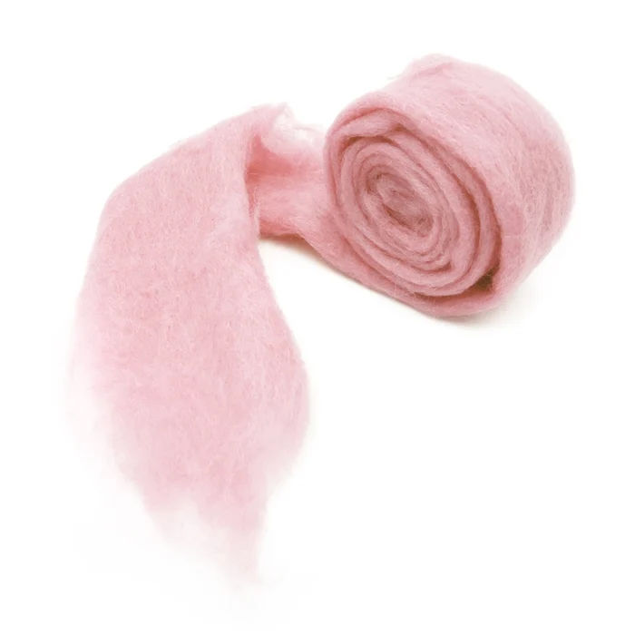 Cupcake Sprinkles thinly carded felting wool batt