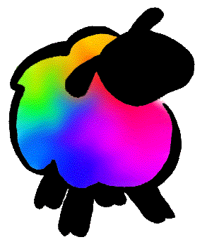 Felted Ewe Sheep Logo