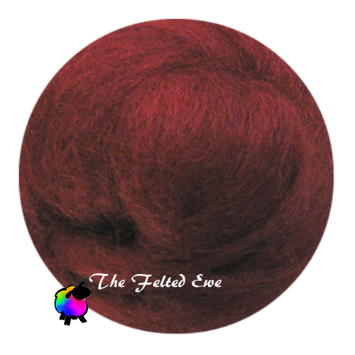 DR7 Rustic Red Wool Roving