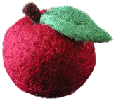 Felted Apple Example Image