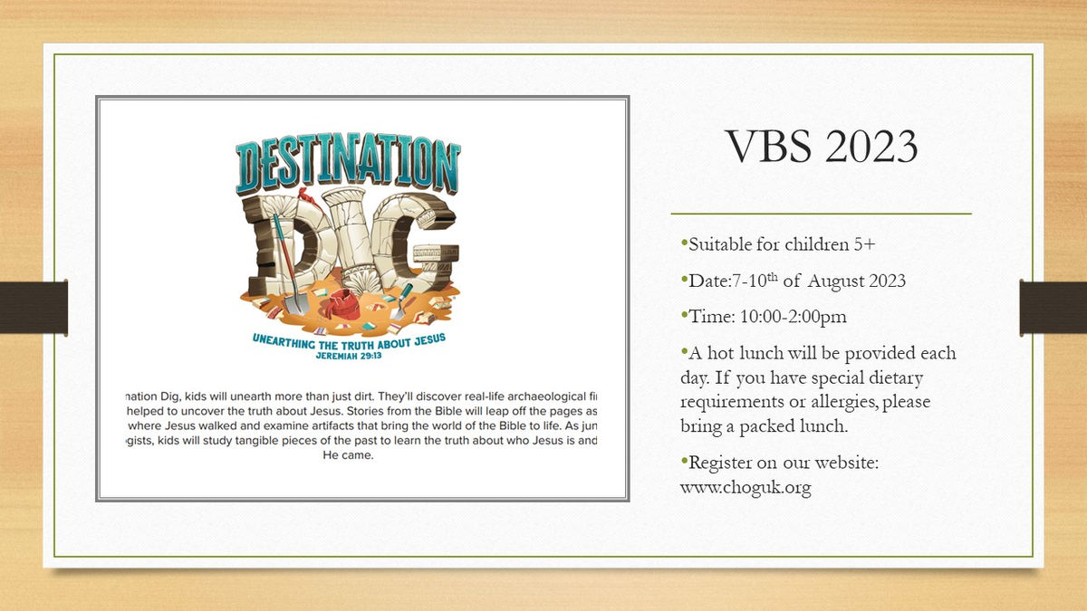 VBS 2023