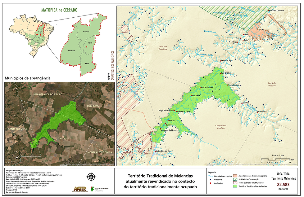 Mapa 1 - Localização Território tradicional de MELANCIAS.png