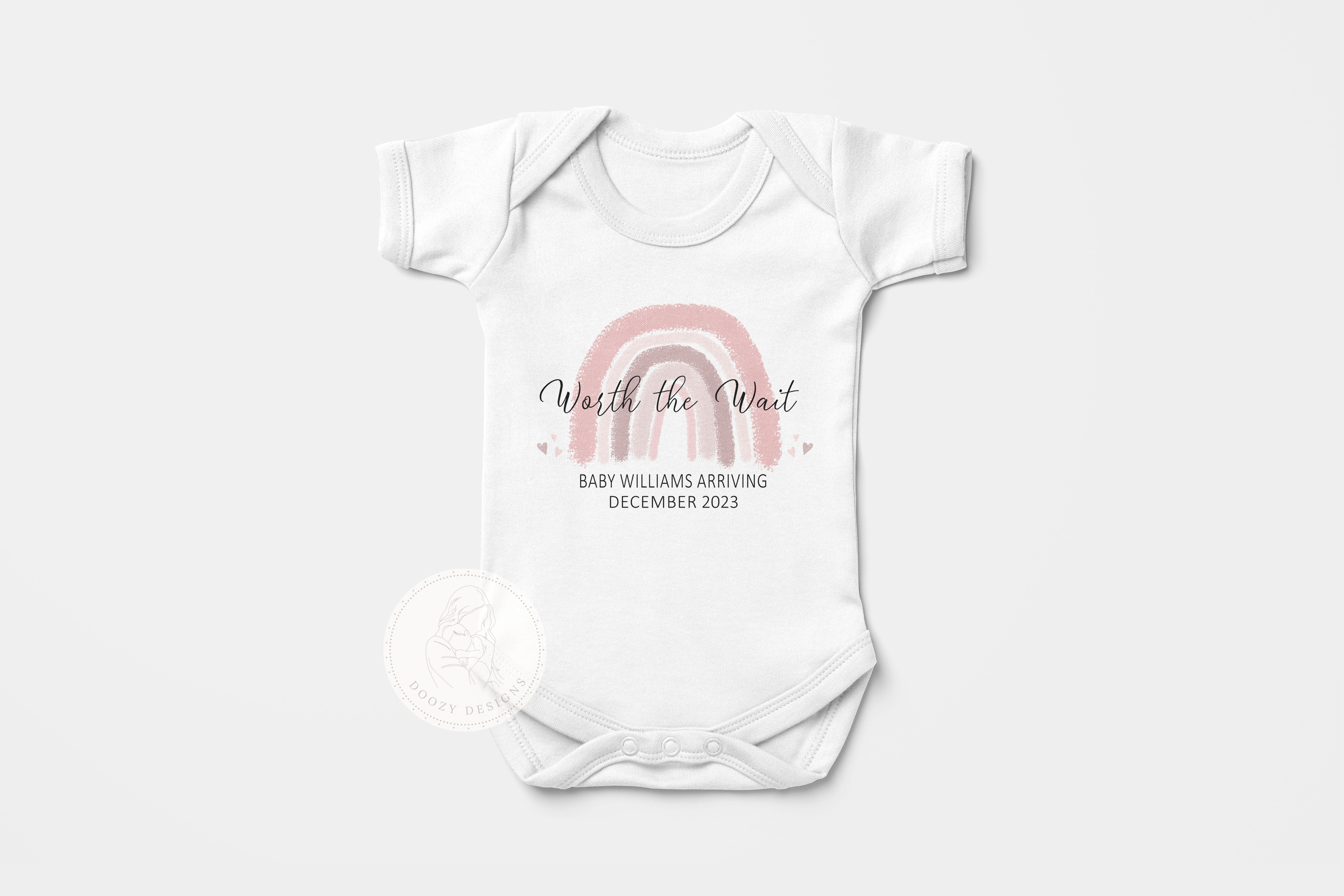 Worth the Wait Rainbow Pregnancy Announcement