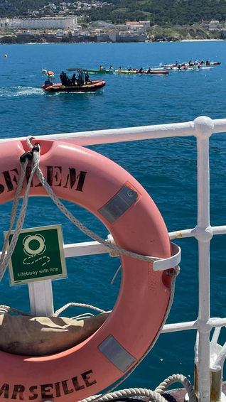 Manu Ura 13 accueille le Belem et la Flamme Olympique le 8 mai 2024