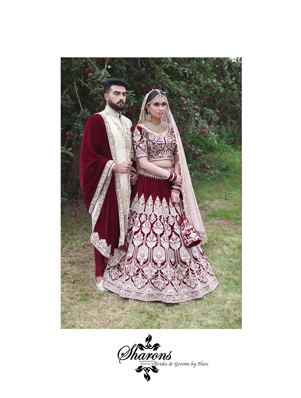 Thumbnail: Aashina - Mens Brocade Sherwani with Full Velvet  Pala/Shoes/Pajami