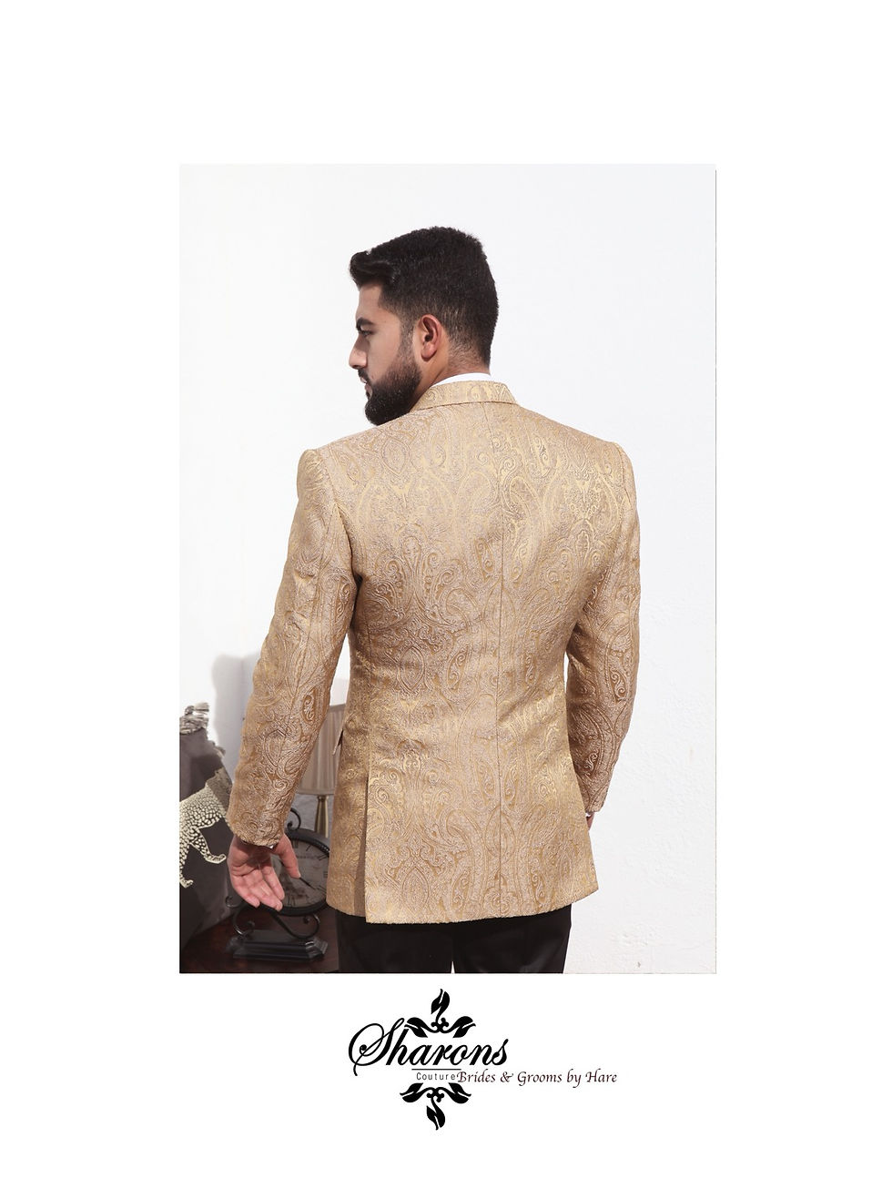 Thumbnail: Gold Three Piece Suit