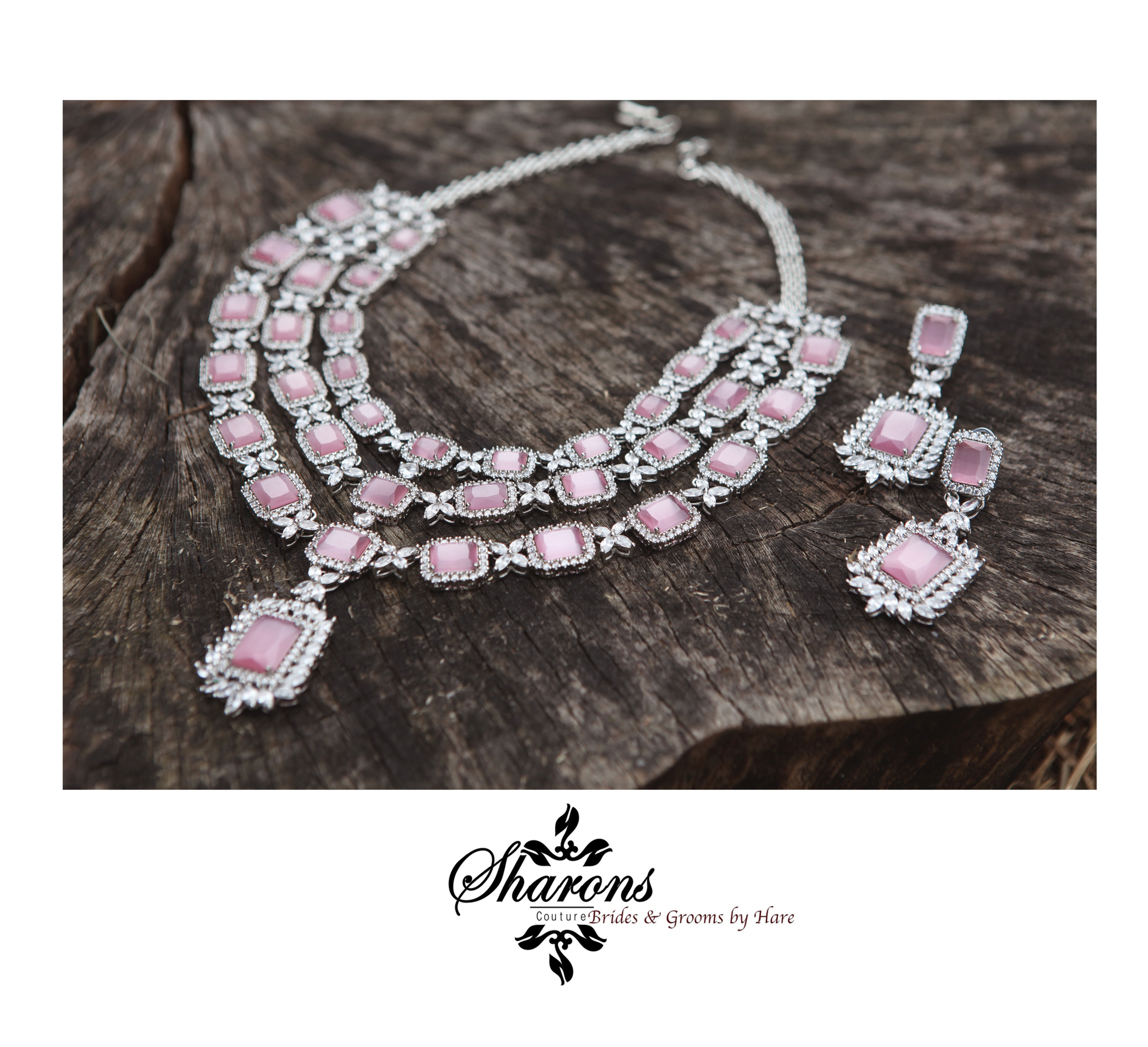 Aashina semi precious American diamonds st 