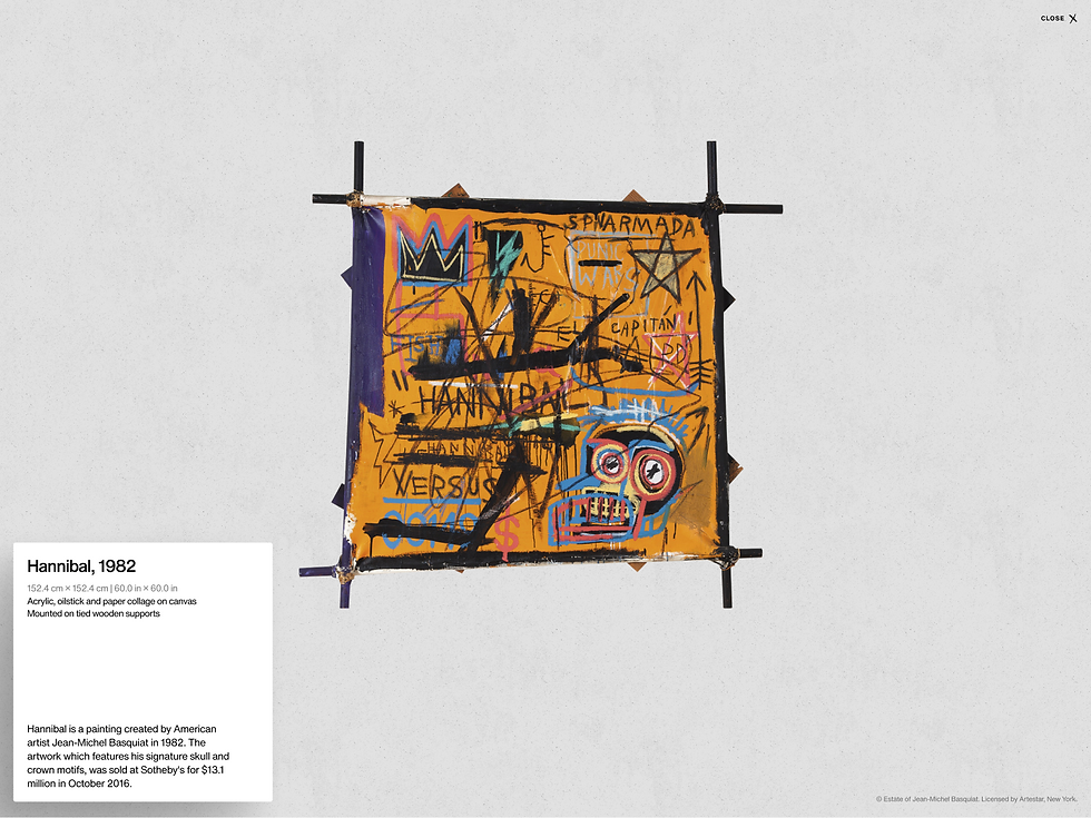 Raymond Weil x Basquiat: Artwork