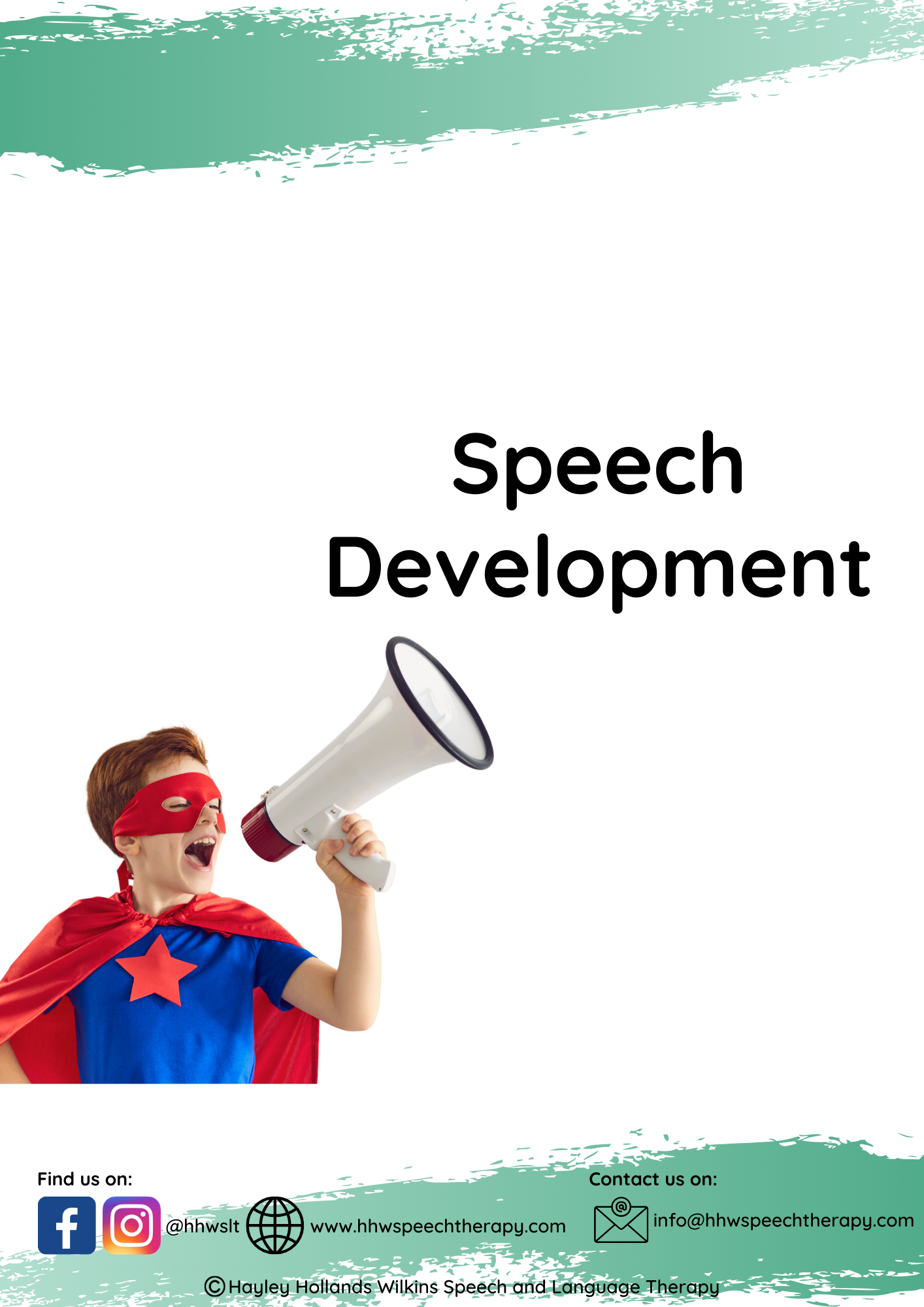 Speech sound development leaflet