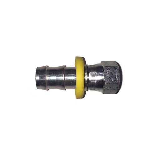 GLACIER DIESEL POWER | PARKER -6AN FEMALE SWIVEL X 1/2" PUSHLOK FITTING (STEEL)