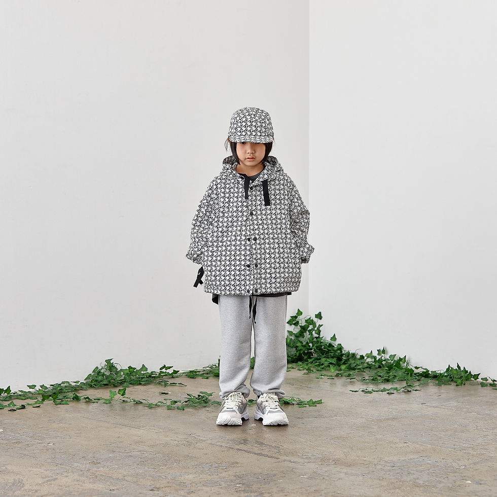 MOUNTEN moun ten check sailor hoodie